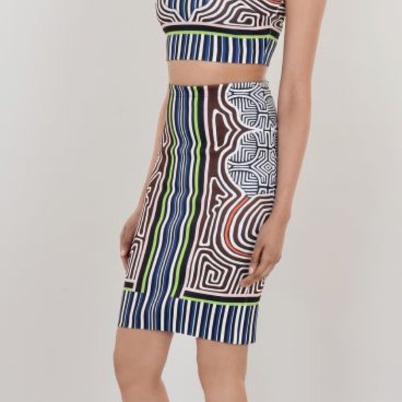 Clover Canyon 'Striped Labyrinth' Skirt (XS) - Picture 6 of 7
